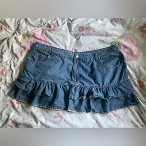 SHEIN Curve Blue Denim Jacket